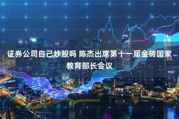 证券公司自己炒股吗 陈杰出席第十一届金砖国家教育部长会议